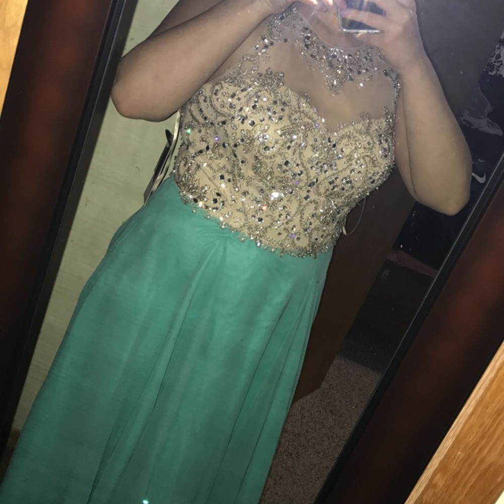 Blue prom dress!
